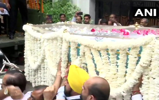 Arun Jaitley final rites